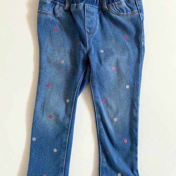 Baby Gap Jeggings Sparkle Dot 2 - Picture 2 of 6
